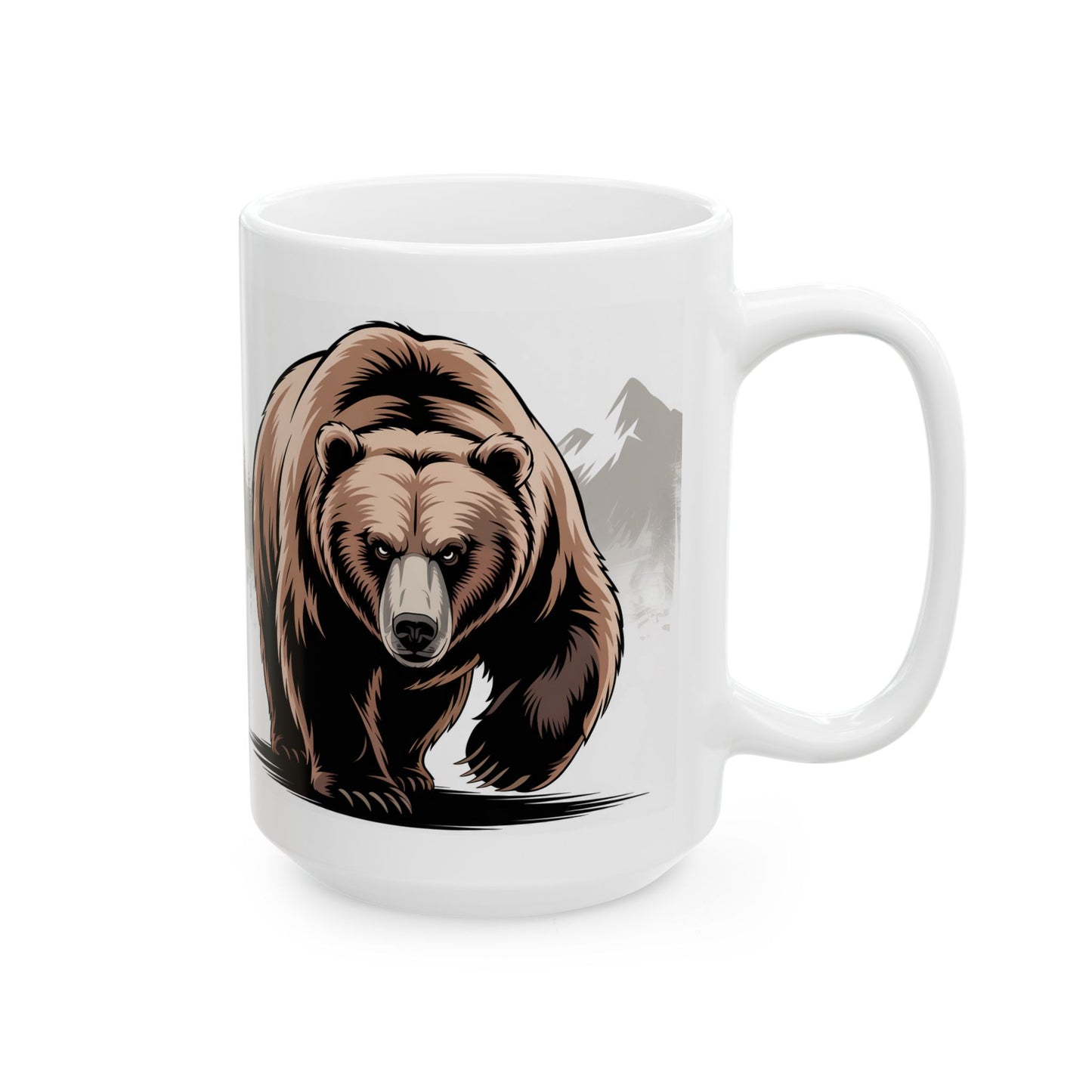 Bear Mountain scape Ceramic Mug, (15oz)