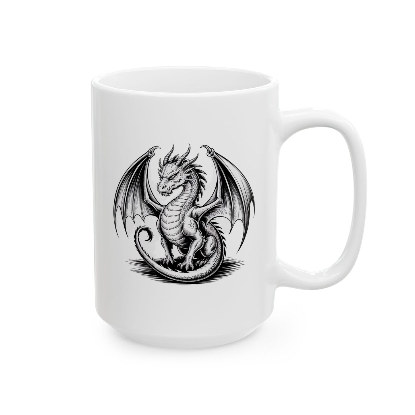 Dragon Ceramic Mug, (15oz) #10613255