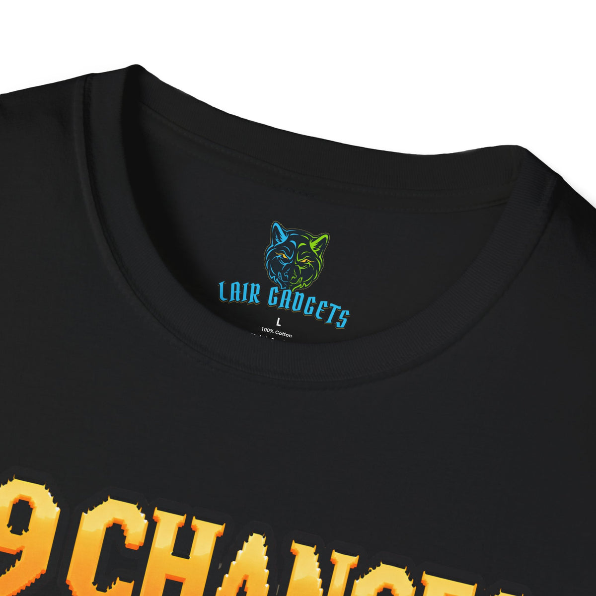 99 Chances Not 1 Save retro pixel art dragon graphic tee, alternate view