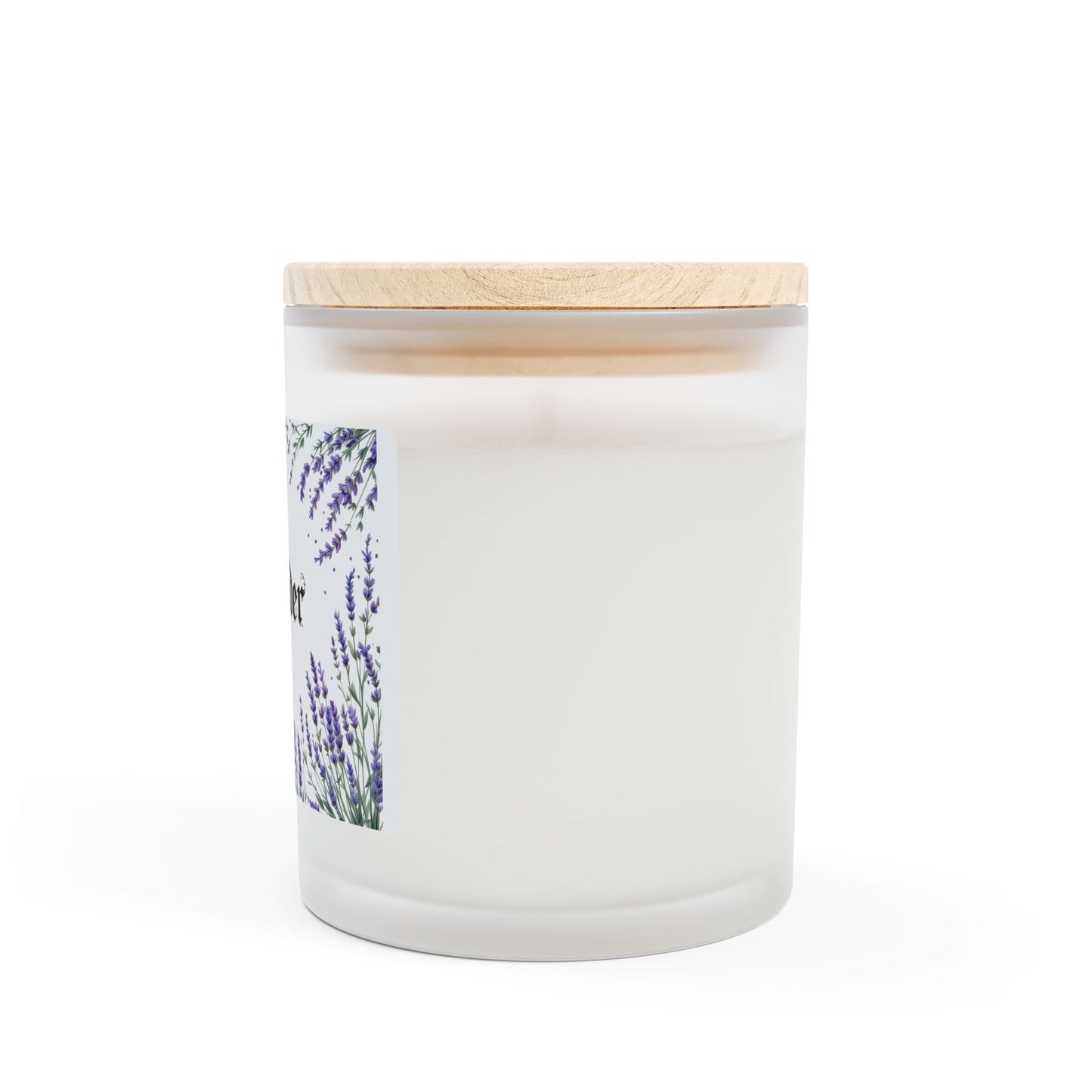 Lavender Scented Candle - 11oz Frosted Glass for Calming Aromatherapy