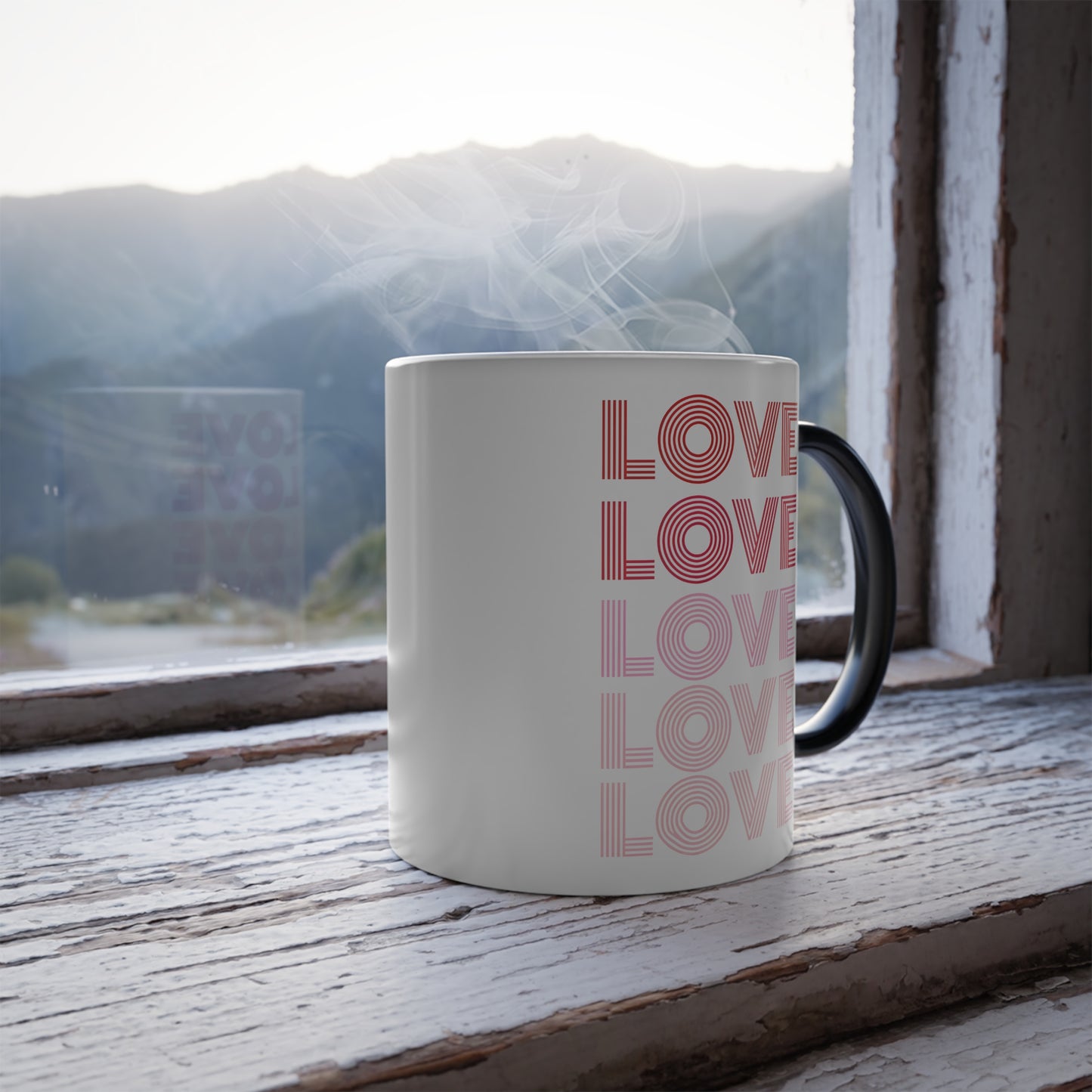 Color Morphing Love Mug - 11oz Heat Sensitive Cup for Romance and Gifts