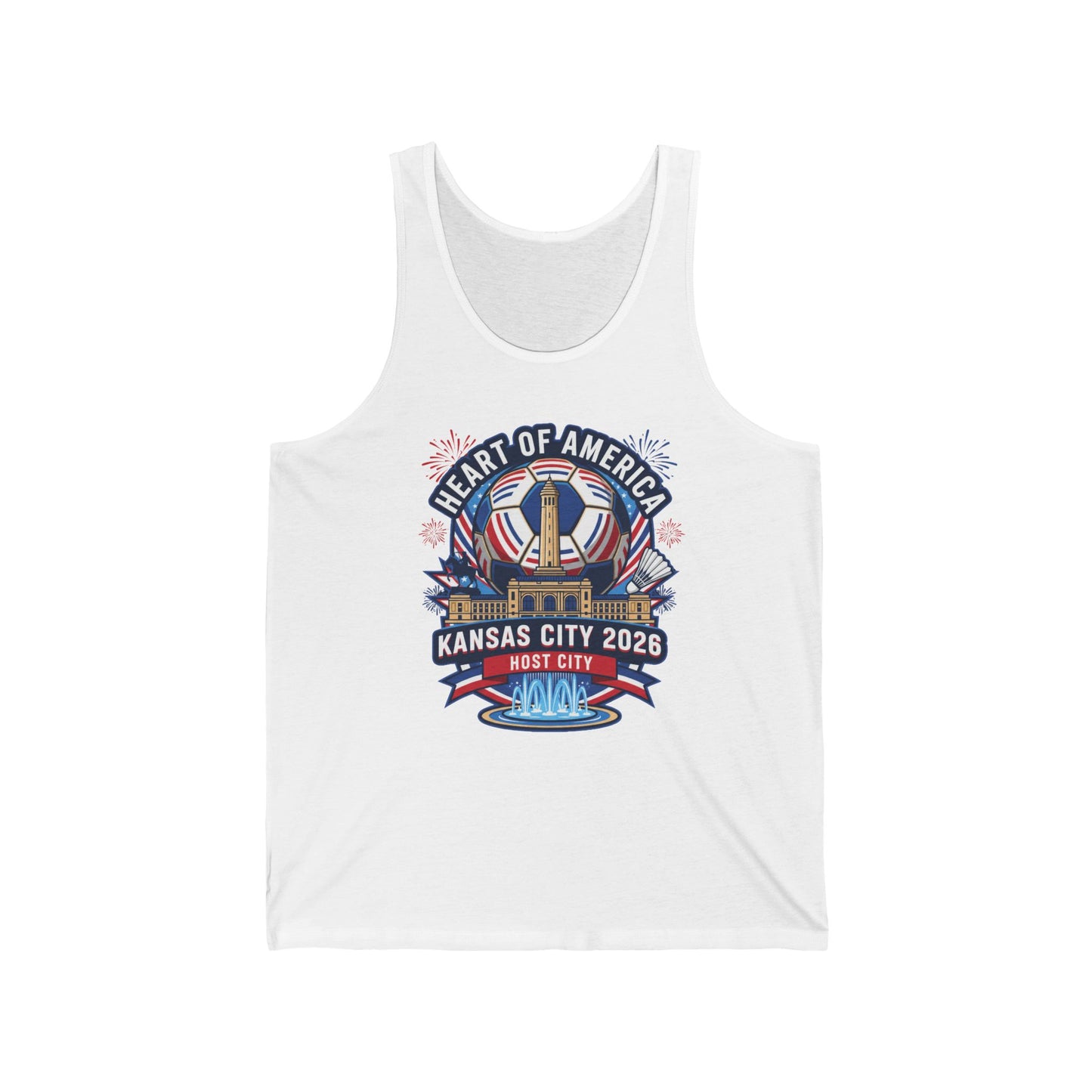 Heart of America KC Soccer Host City Unisex Jersey Tank