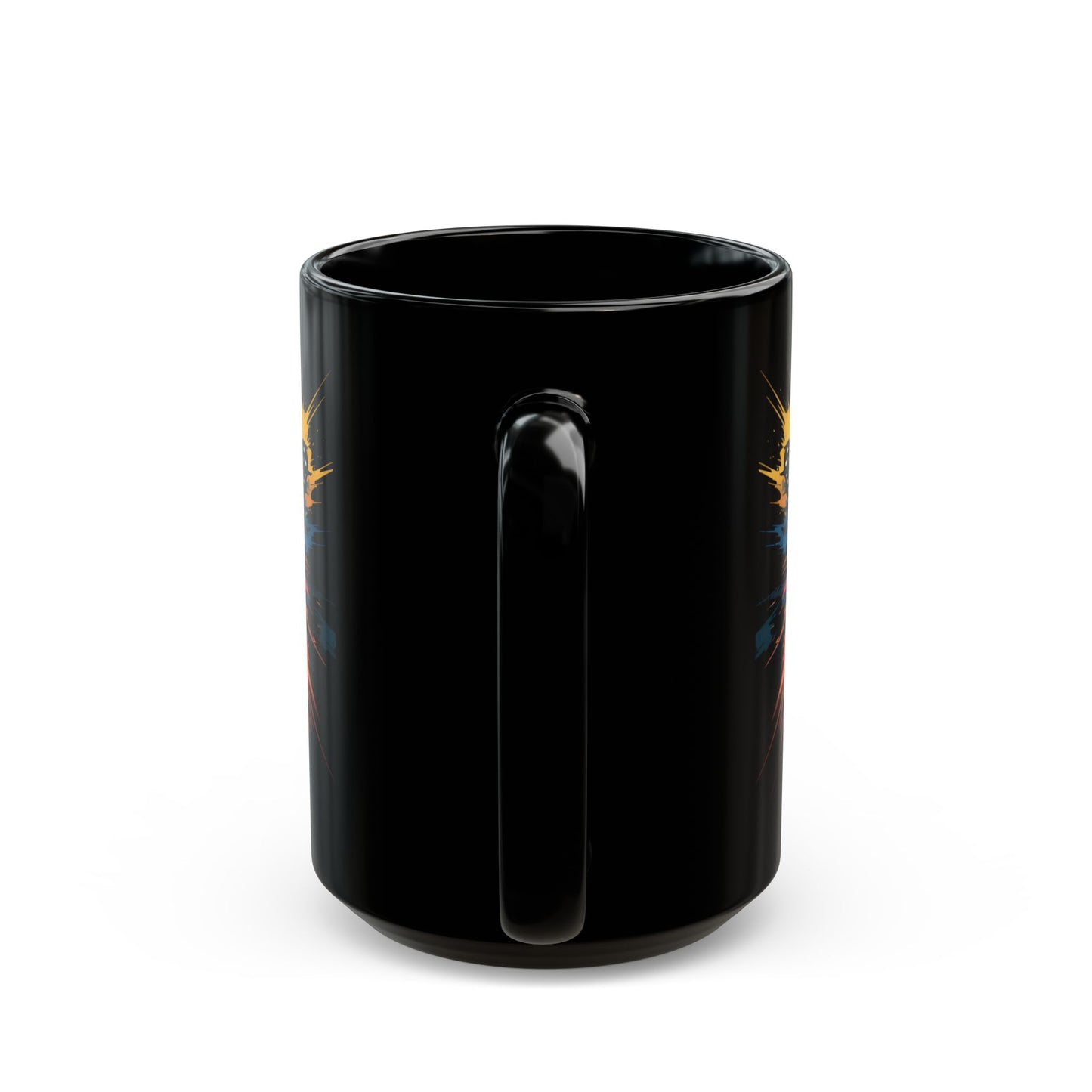 Butter Splash Black Mug (15oz)