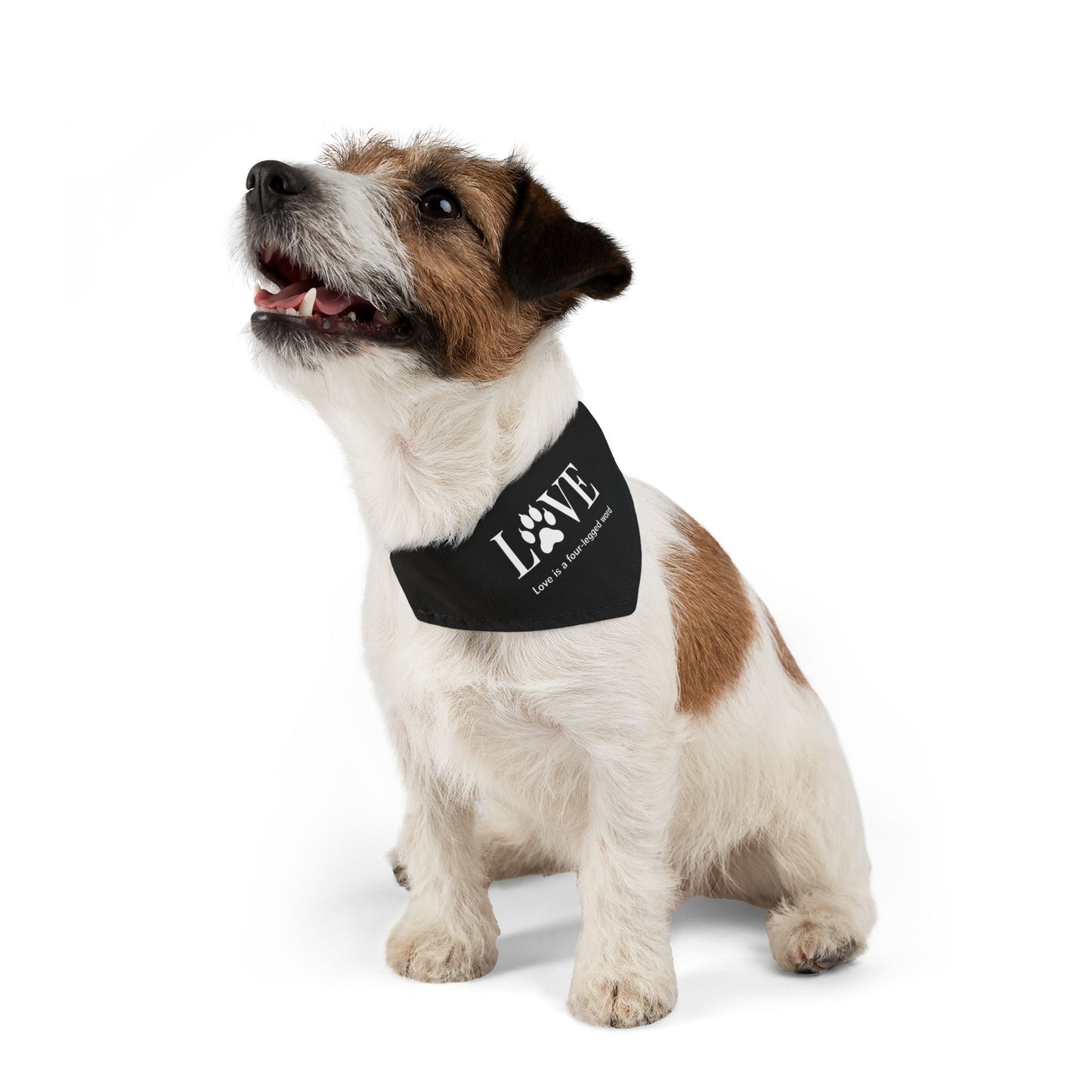 Love Pet Bandana Collar - Perfect for Dog Lovers - Adjustable & Stylish