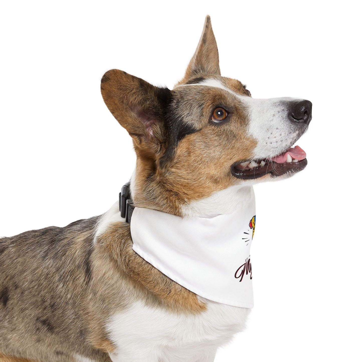 Cute Pet Bandana Collar - 'My Dog' Design for Dogs - Stylish Dog Fashion Accessory