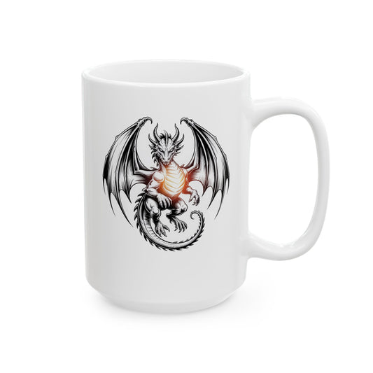 Dragon Ceramic Mug, (15oz) #10613286