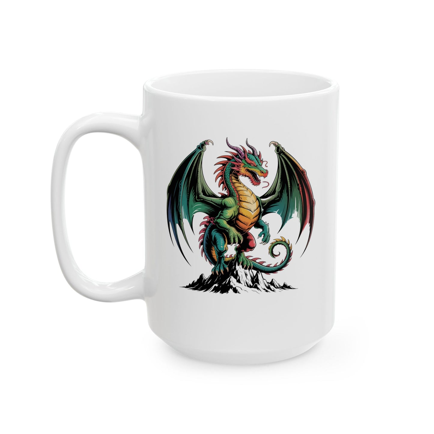 Dragon Ceramic Mug, (15oz) #10613258