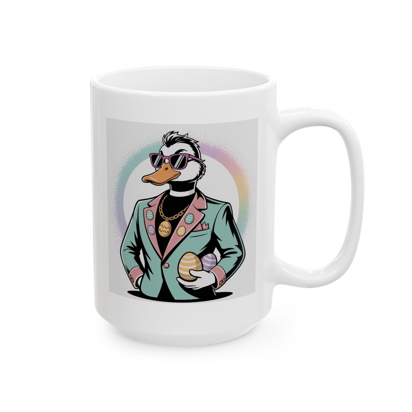 The Egg King Ceramic Mug, (15oz)