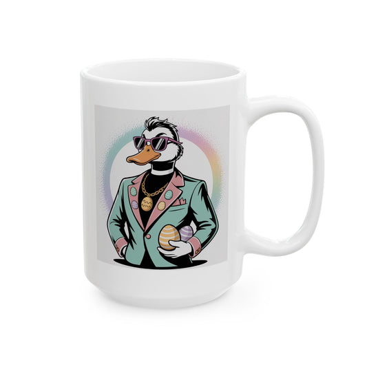 The Egg King Ceramic Mug, (15oz)