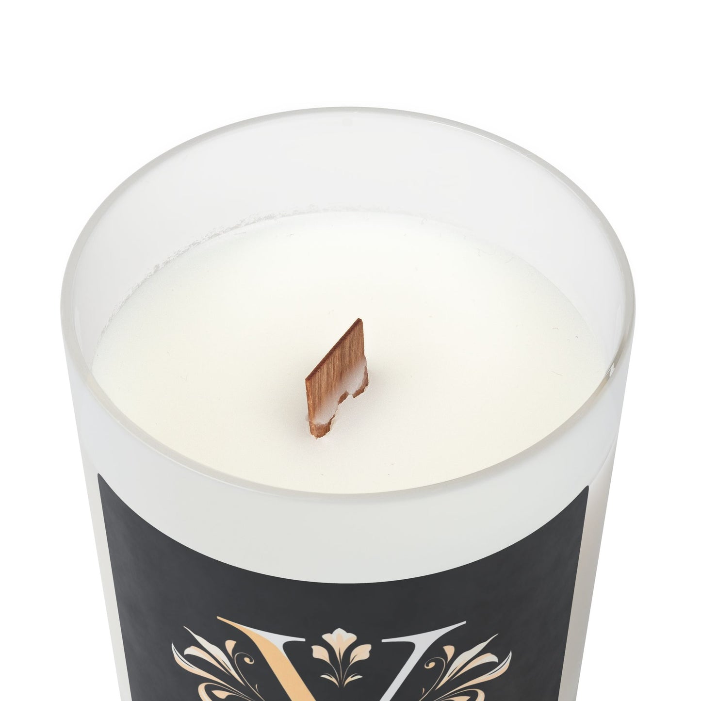 Elegant Vanilla Candle - 11oz Frosted Glass Aromatherapy - Relaxation