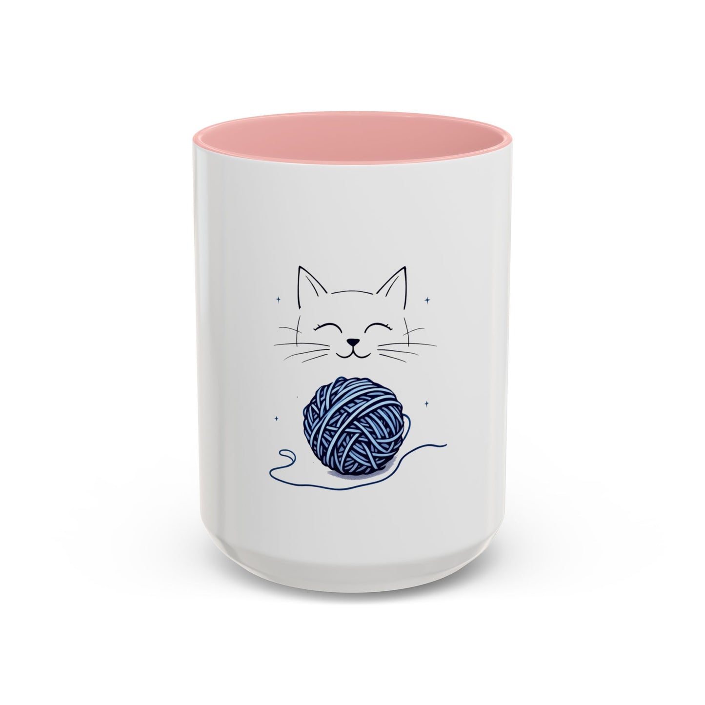 Cat Yarn Mug, Fun and Playful Coffee Cup Design for Cat Enthusiasts, Great for Daily Use