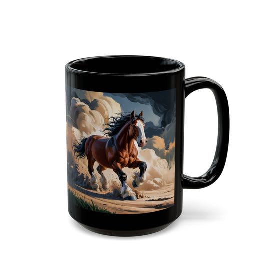 Golden Dust Clyde Black Mug (15oz)