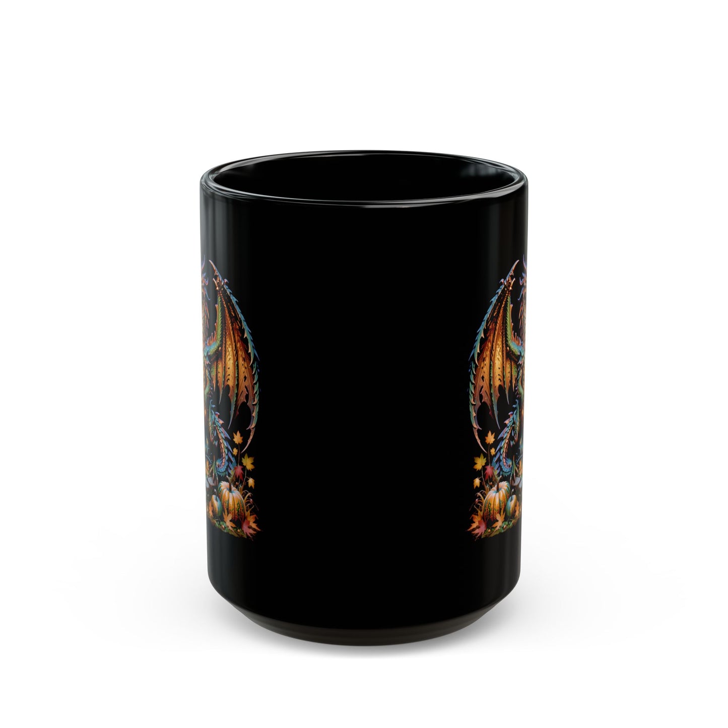 October Dragon Black Mug (11oz, 15oz)