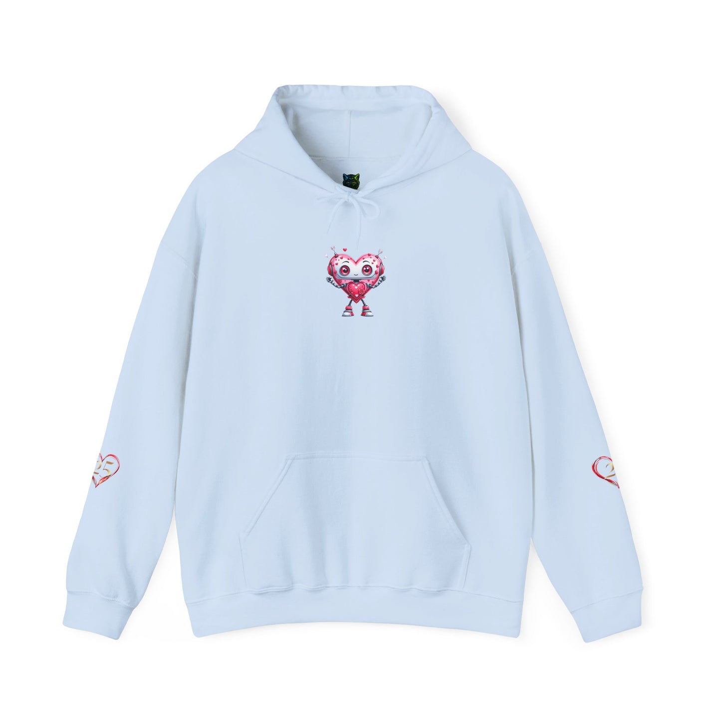 Cute Heart Unisex Hoodie, Soft and Playful Sweatshirt