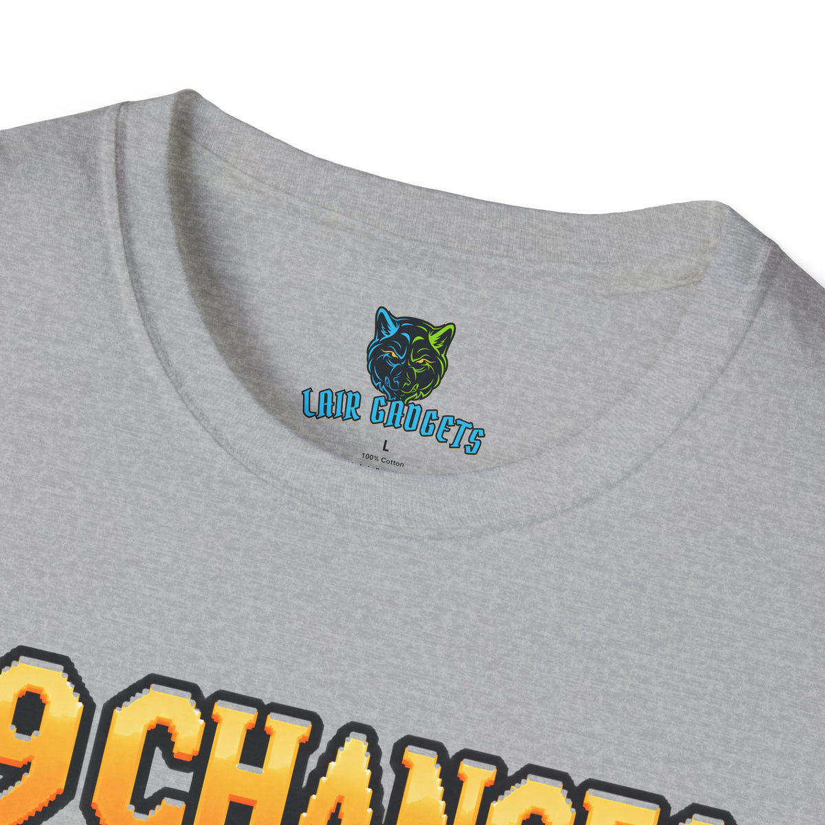 99 Chances Not 1 Save retro pixel art dragon graphic tee, alternate view
