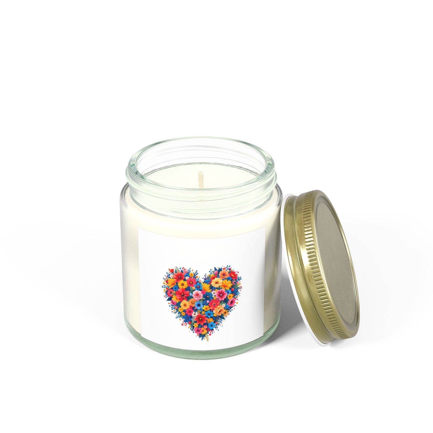 Floral Heart Scented Candles