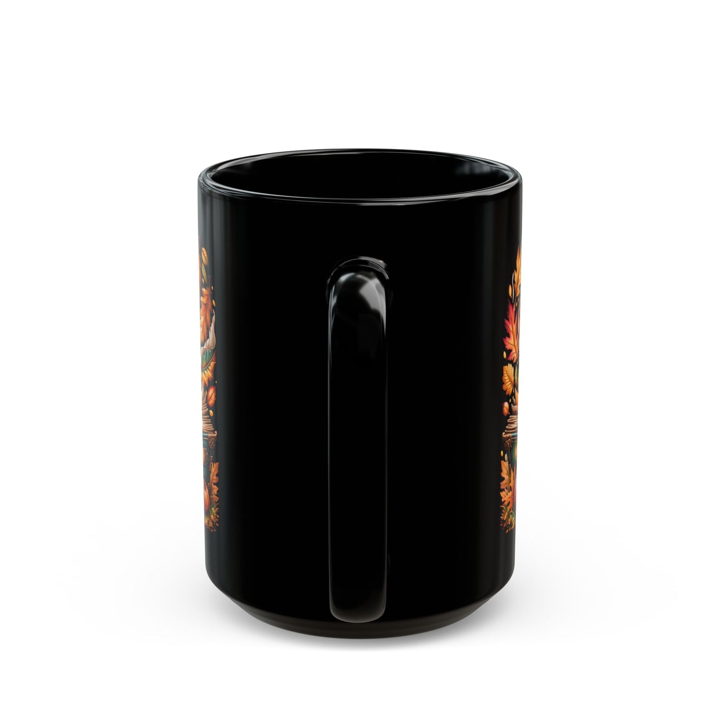 Fall Book Mug Black Mug (11oz, 15oz)
