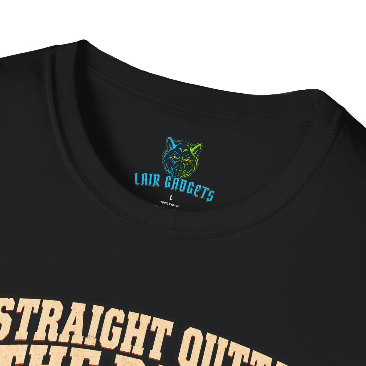 Straight Outta The Bayou brawler alligator graphic tee, alternate view