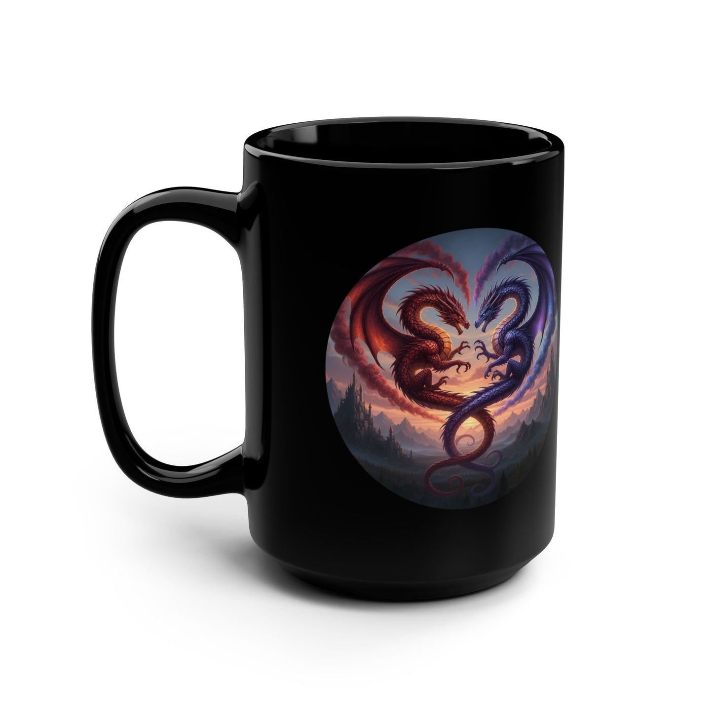 Dual-Color Fantasy Dragon 15oz Mug- Score 94