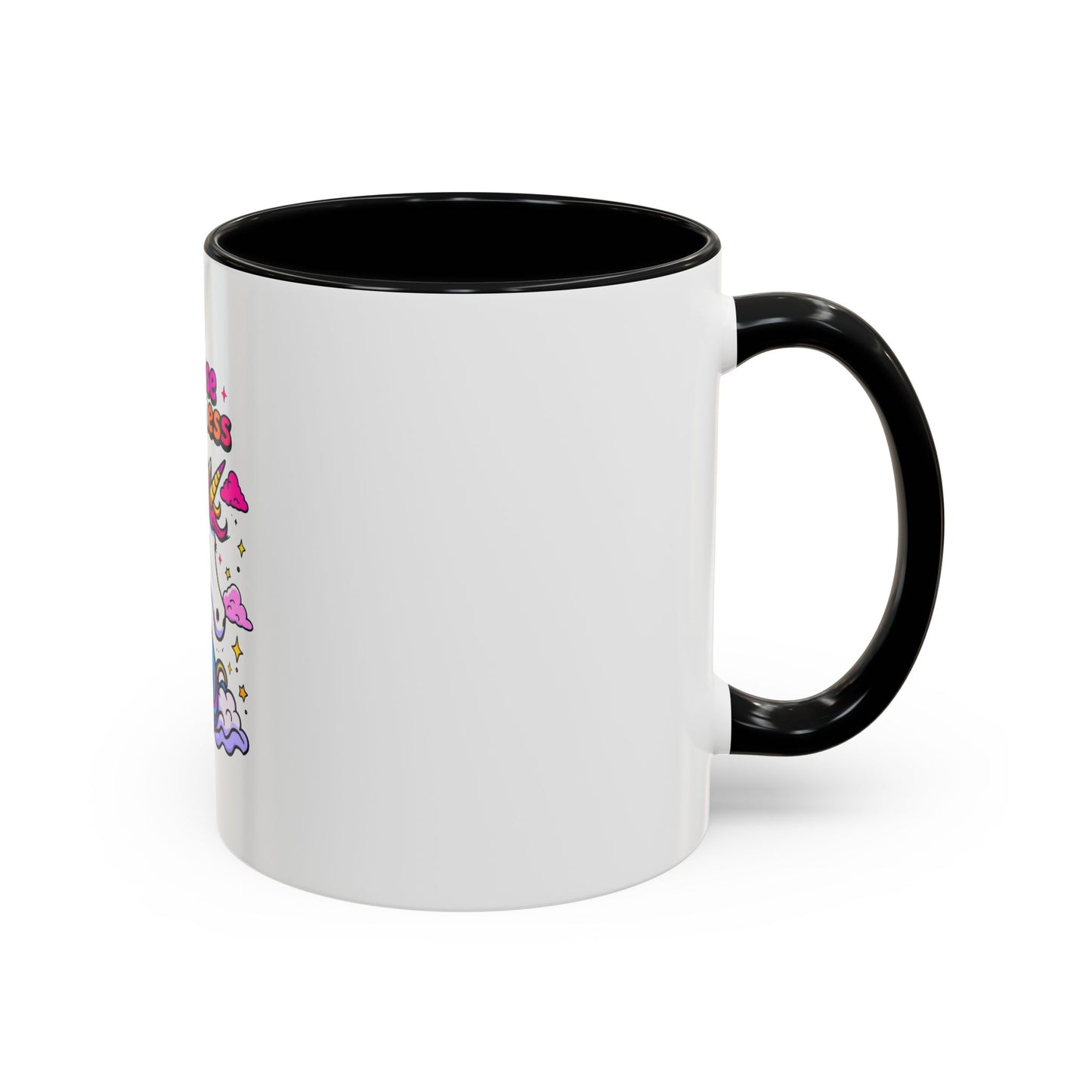 Unicorn Coffee Mug, 'Choose Happiness' Design, Glossy Finish for Morning Motivation