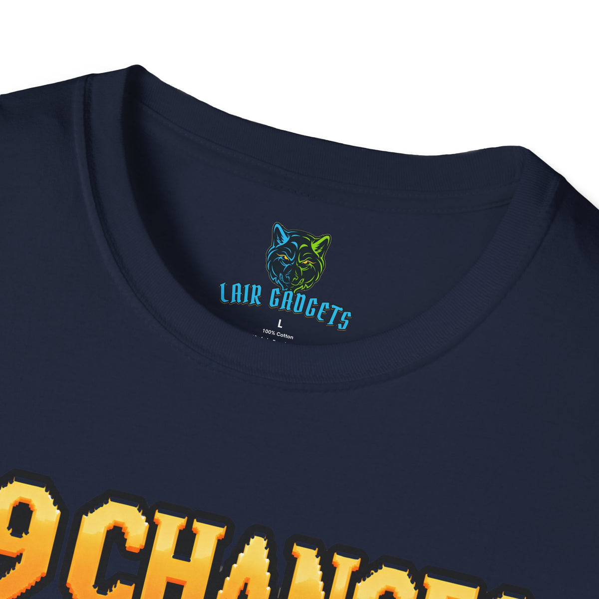 99 Chances Not 1 Save retro pixel art dragon graphic tee, alternate view