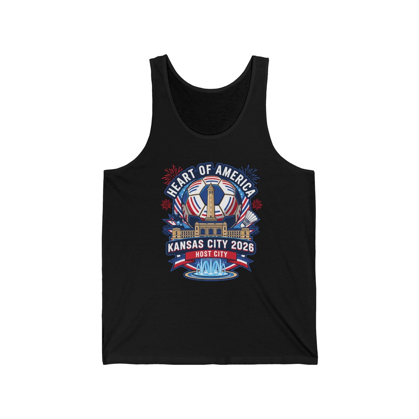 Heart of America KC Soccer Host City Unisex Jersey Tank