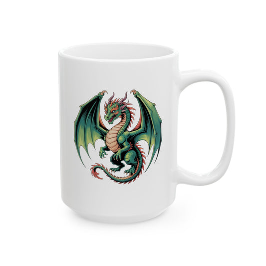 Dragon Ceramic Mug, (15oz) #10613254