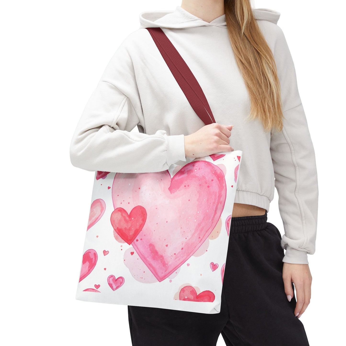 Watercolor Pink Tote Bag (AOP)