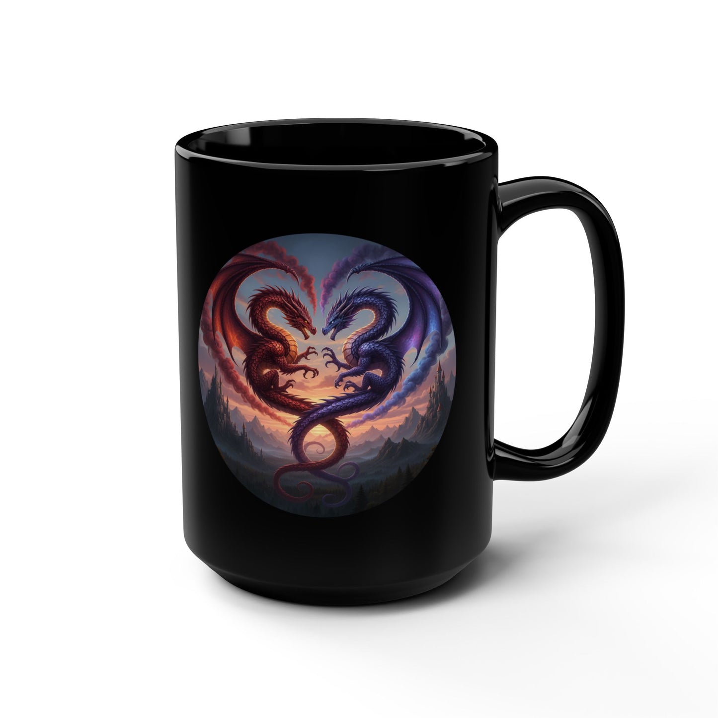 Dual-Color Fantasy Dragon 15oz Mug- Score 94