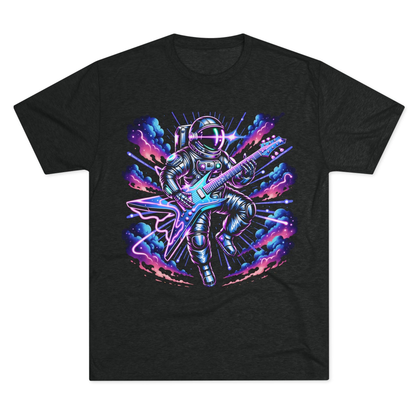 Spaceman Electric Unisex Tri-Blend Crew Tee