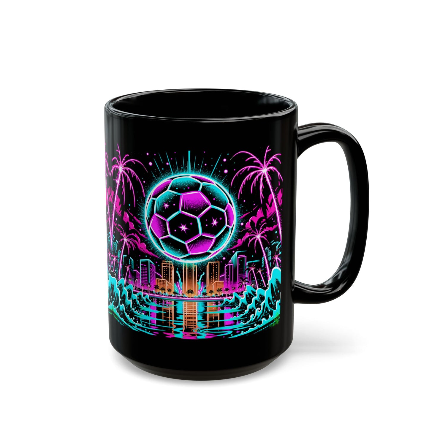 Midnight Miami Black Mug (11oz, 15oz)
