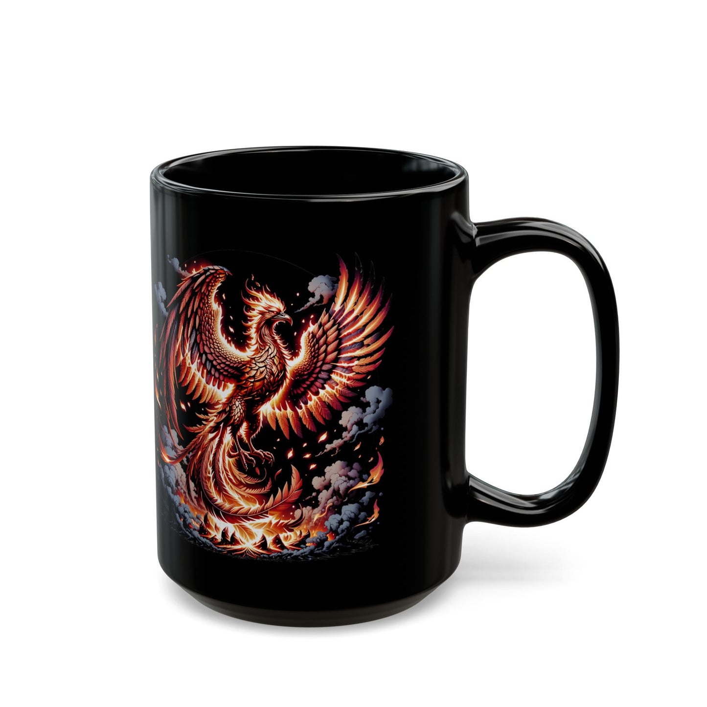 Phoenix Rising Black Mug (11oz, 15oz)
