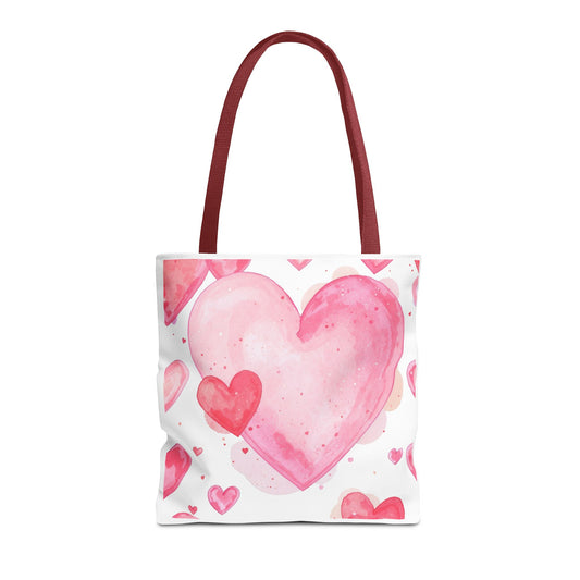 Watercolor Pink Tote Bag (AOP)