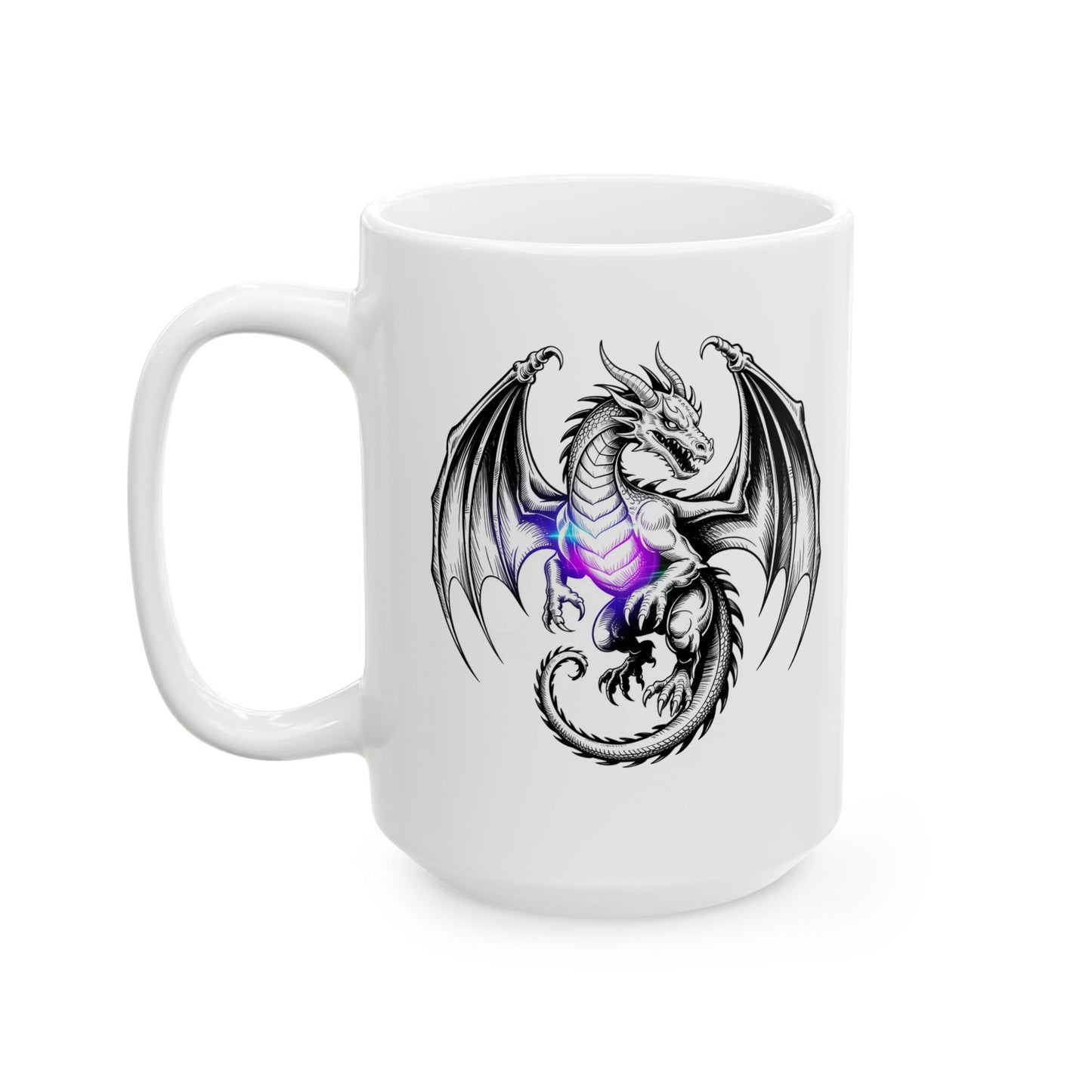 Dragon Ceramic Mug, (15oz) #10613288