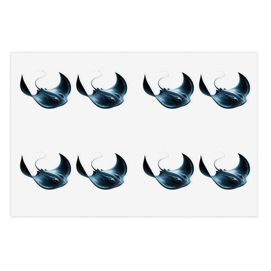 Manta Ray Vinyl Sticker – Ocean-Inspired Graphic Decal by Lair Gadgets