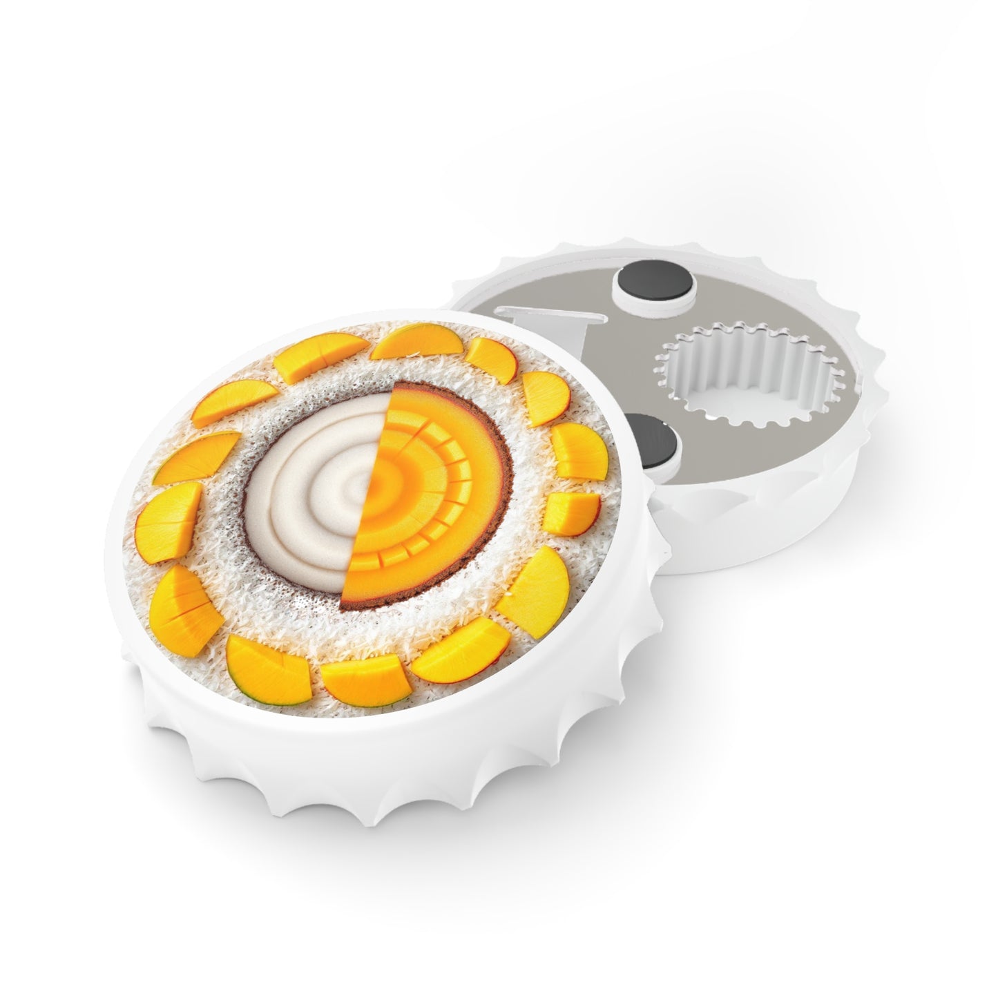 Coco-Mango Bottle Opener, Unique Fruit-Inspired Tool for Celebrations