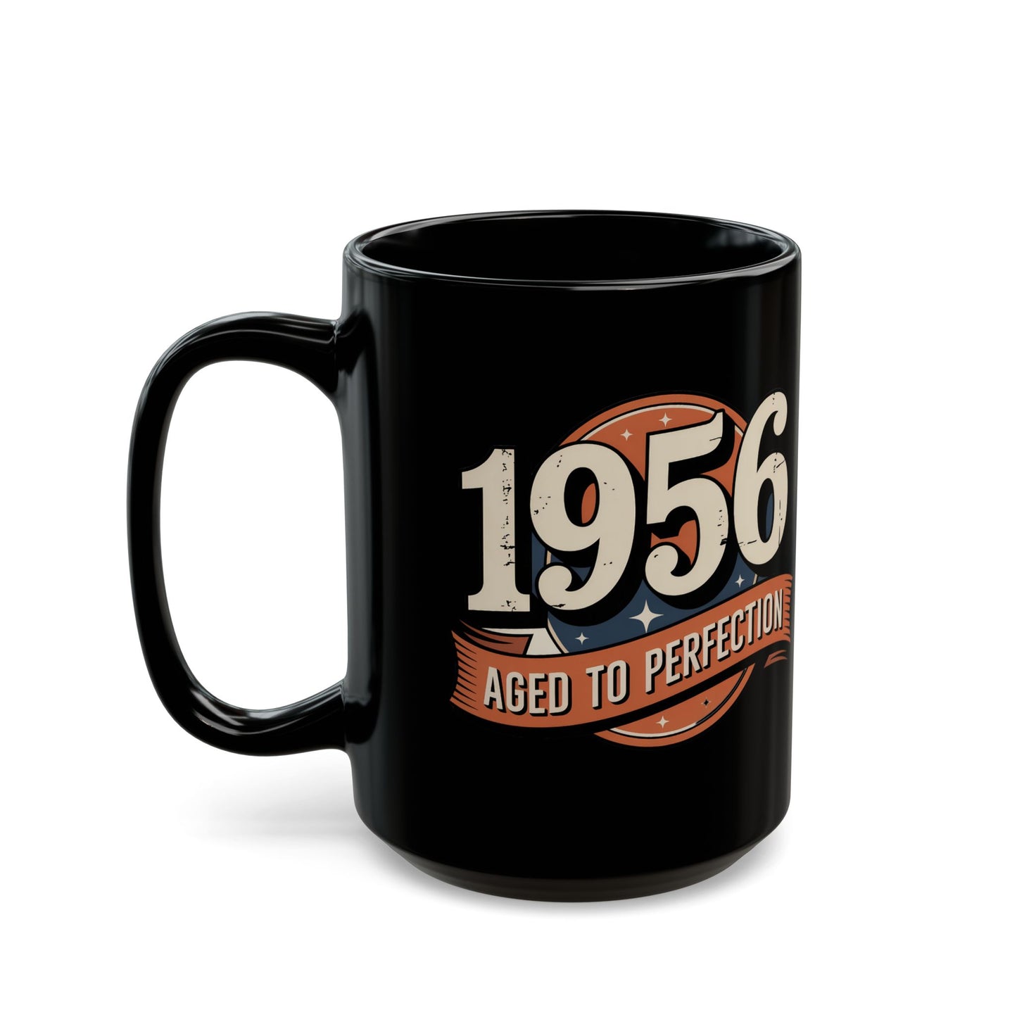 Aged to Perfection 1956 Black Mug (11oz, 15oz)