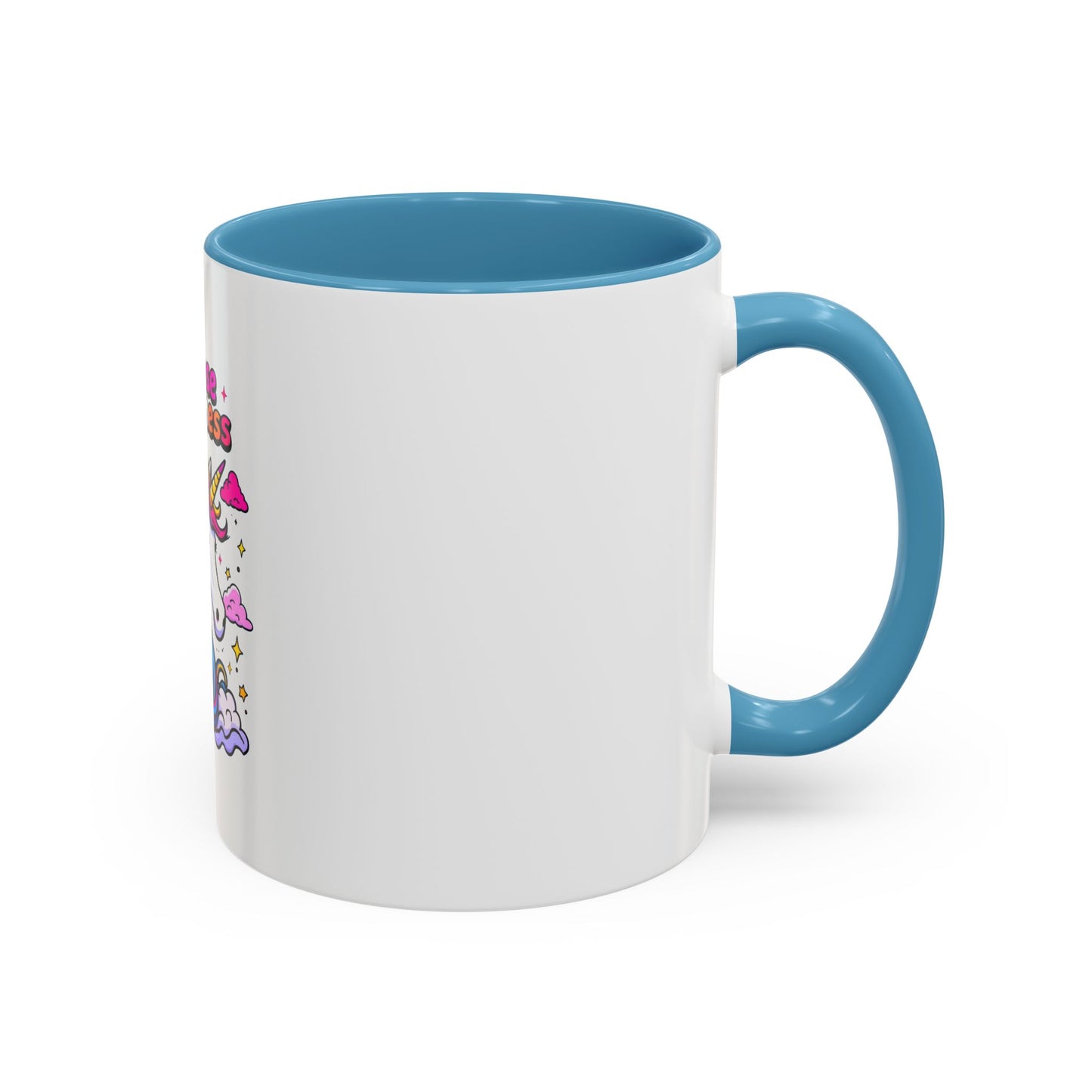 Unicorn Coffee Mug, 'Choose Happiness' Design, Glossy Finish for Morning Motivation