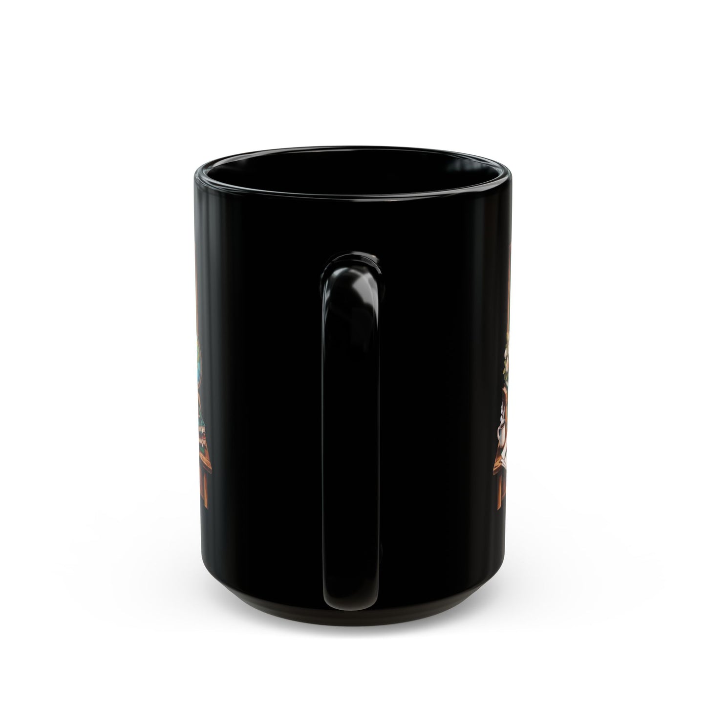 Happy Birthday Teacher Black Mug (11oz, 15oz)