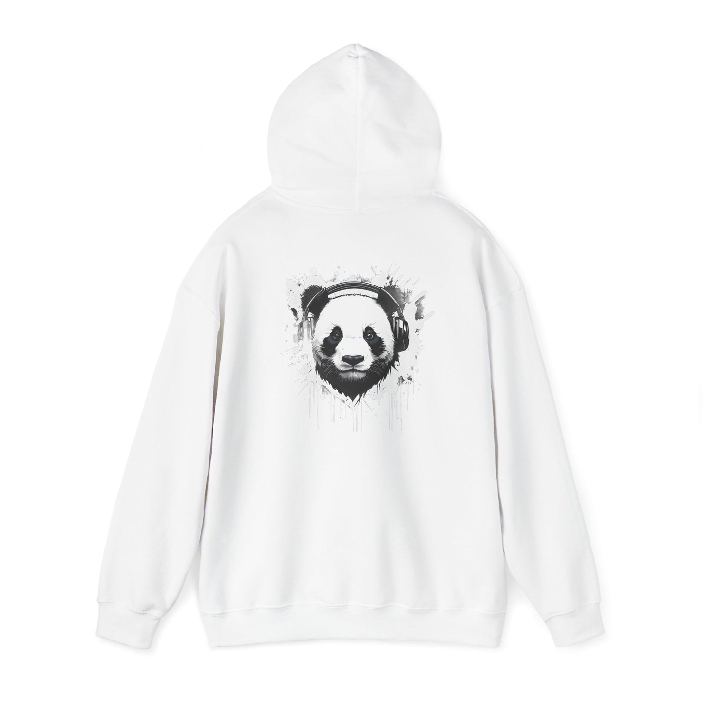 Panda Headphones Unisex Hoodie, Stylish Heavy Blend™ Pullover for Comfortable Streetwear