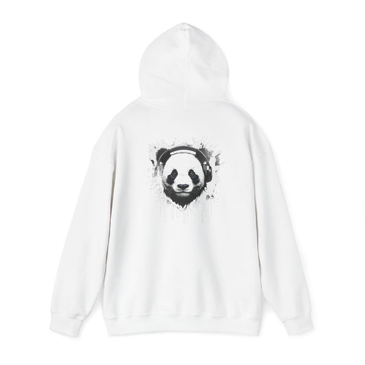 Panda Headphones Unisex Hoodie, Stylish Heavy Blend™ Pullover for Comfortable Streetwear