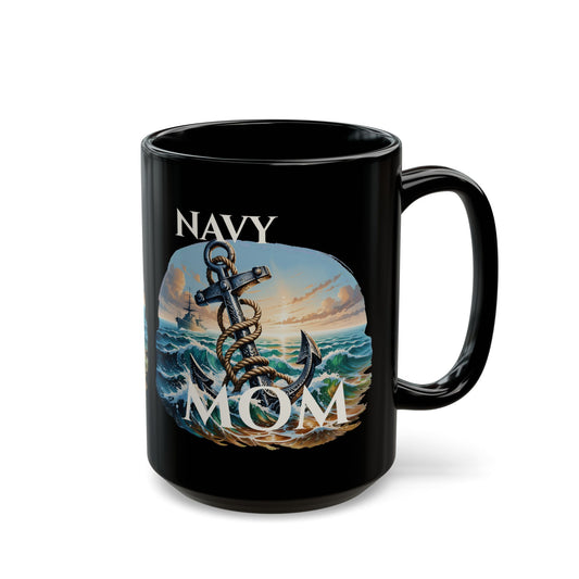 Navy Black Mug (11oz, 15oz)