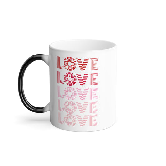 Color Morphing Love Mug - 11oz Heat Sensitive Cup for Romance and Gifts