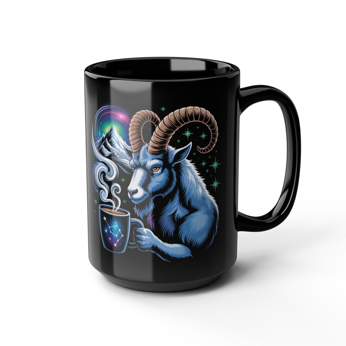Capricorn Mug | Celestial Coffee Cup for Astrology Lovers, Gift for Birthdays, Zodiacs, Home Decor, Unique Collectible