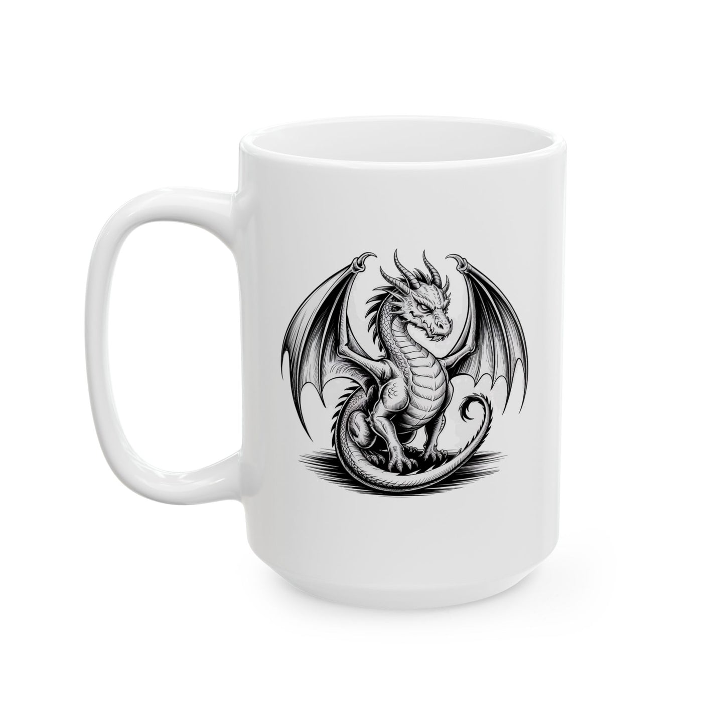 Dragon Ceramic Mug, (15oz) #10613255