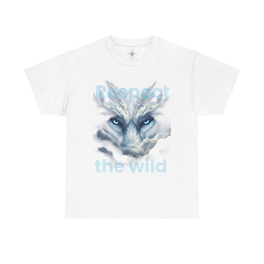 Respect the Wild Unisex Heavy Cotton Tee - Nature and Wildlife Lovers Shirt