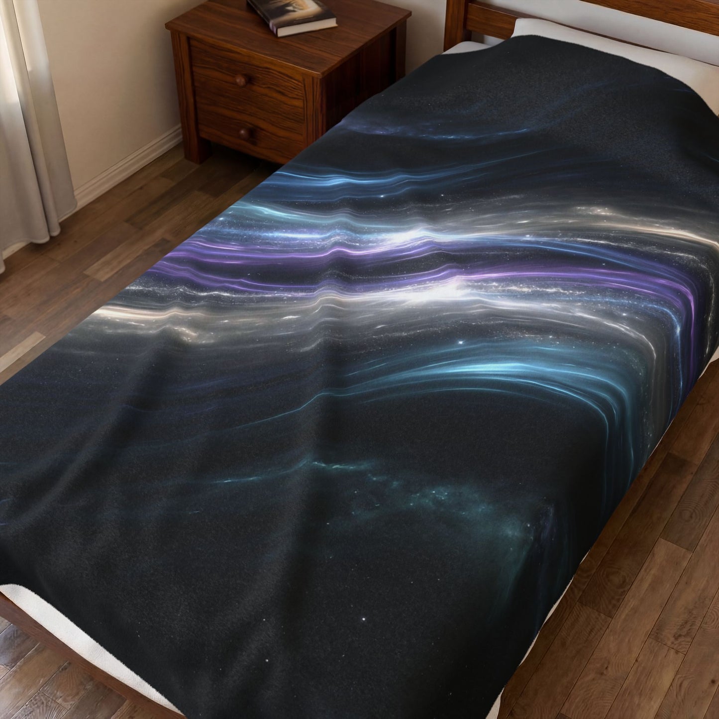 Cosmic Energy 60x80 Velveteen Plush Blanket