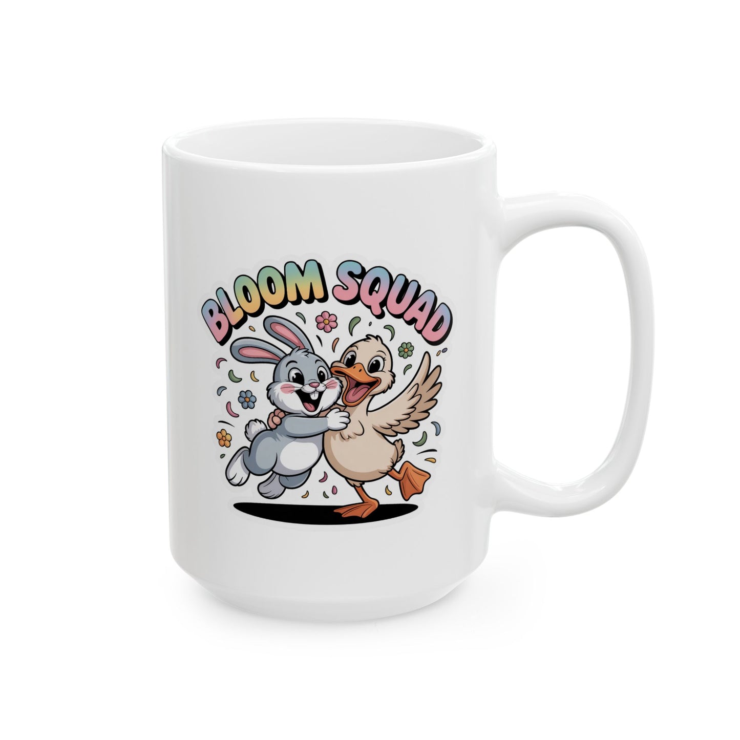 Bloom Squad Original 2  Ceramic Mug — Cute Farm Animal Coffee Cup (11oz/15oz)