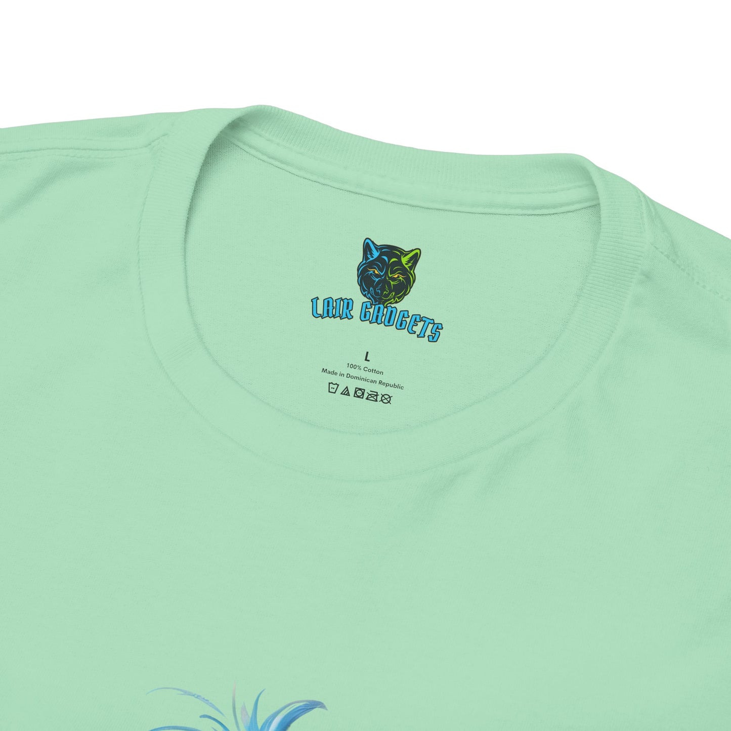 Playful Bluebird  Heavy Cotton Tee - Perfect for Nature Lovers & Everyday Wear