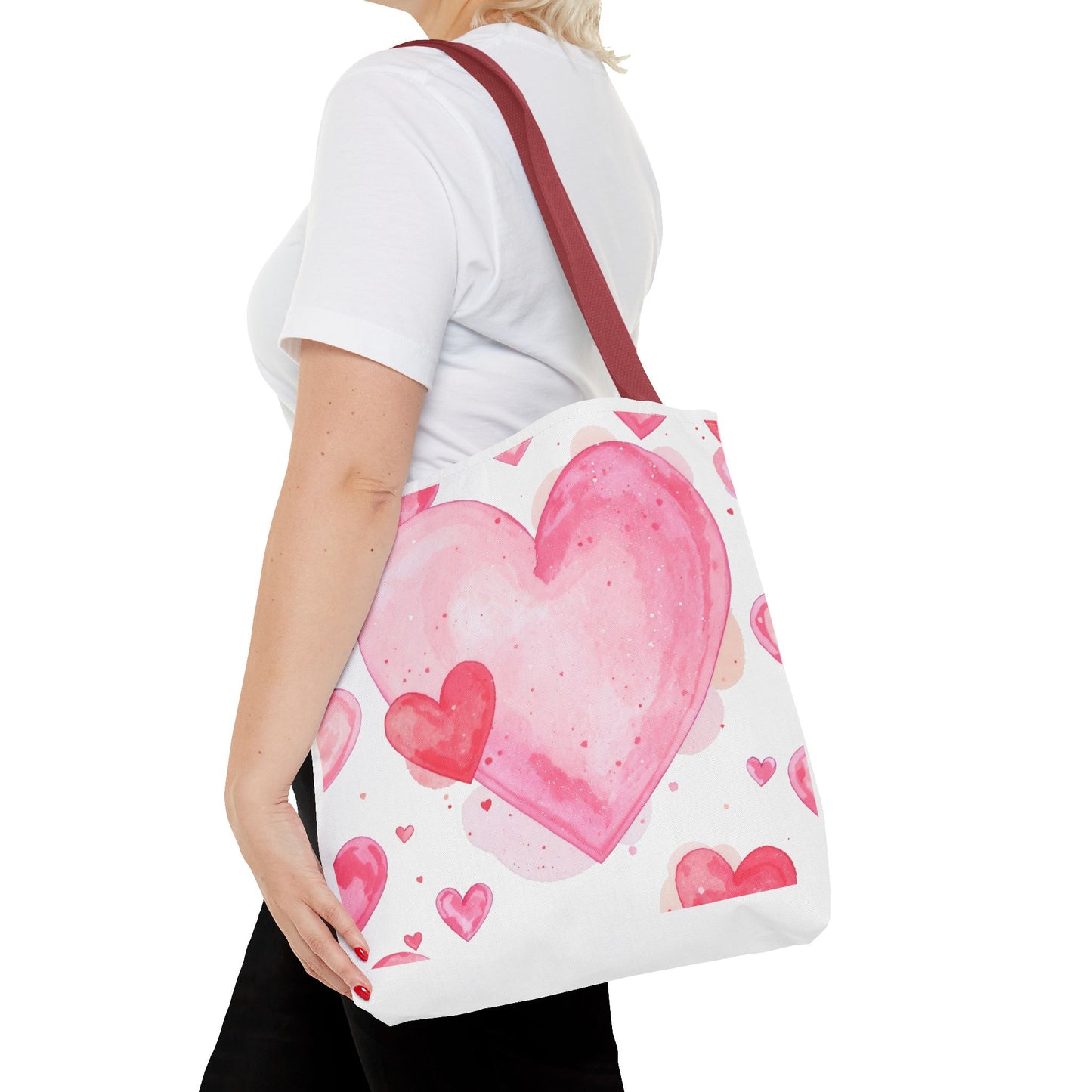 Watercolor Pink Tote Bag (AOP)